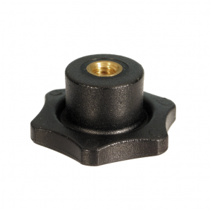 HST8 - Sterngriff 34mm mit Gewindebuchse aus Messing HST8 - Sterngriff 34mm mit Gewindebuchse aus Messing